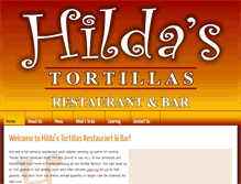 Tablet Screenshot of hildastortillas.com